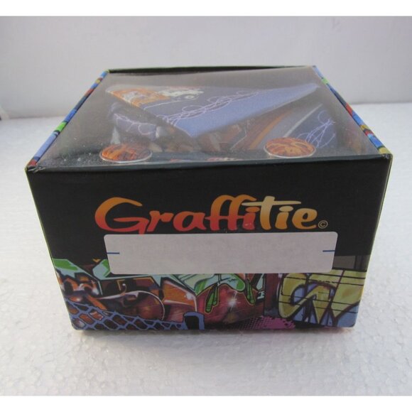 Mens Silk Tie Hanky and Cuff Link Set by Graffitie New in Box - Picture 7 of 14